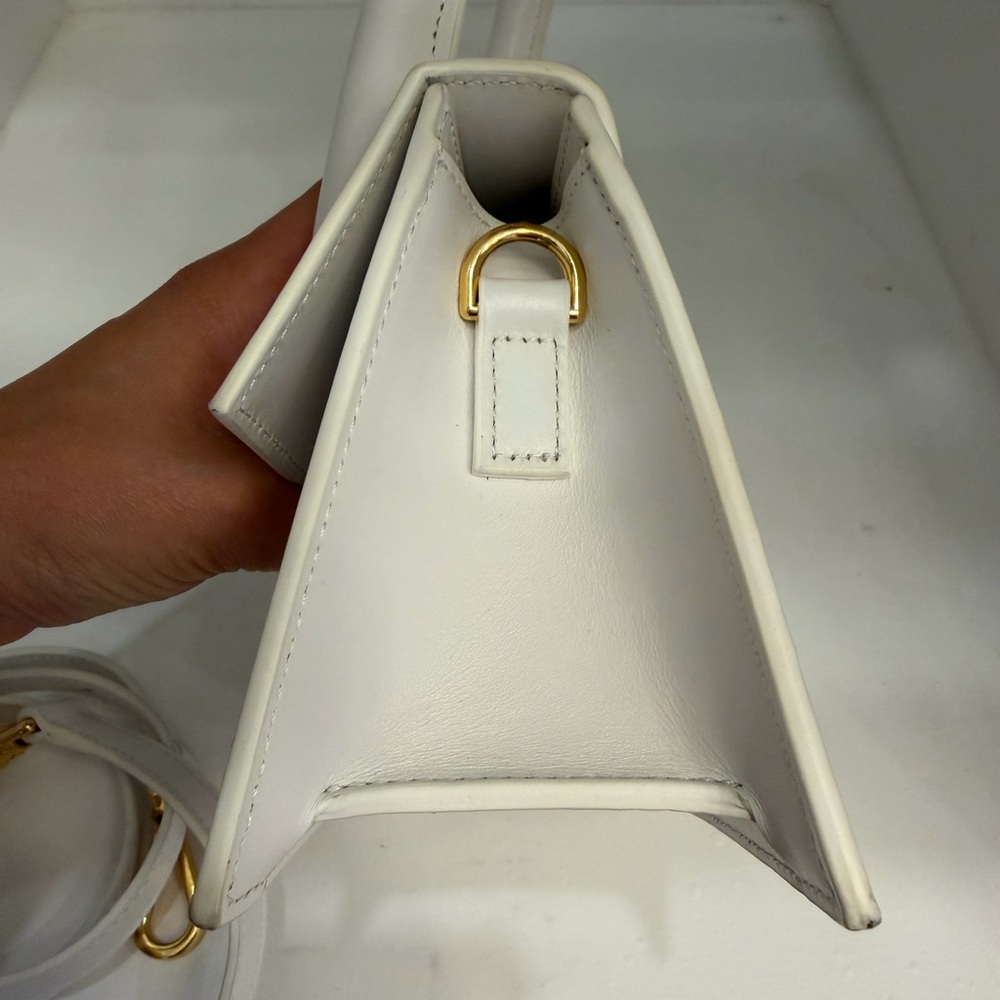 Jacquemus White MEDIUM top handle bag - Picture 12 of 12